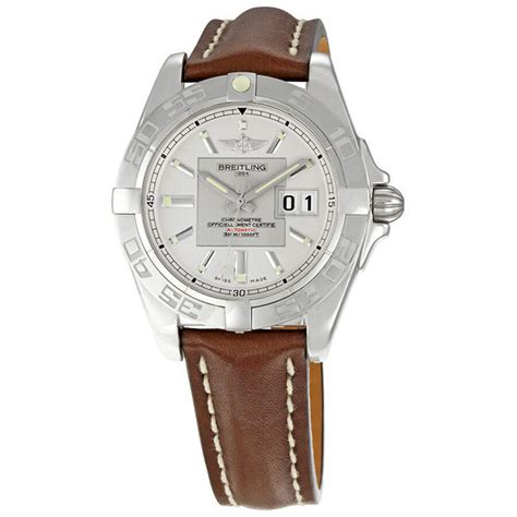 breitling galactic 41 gebraucht|breitling galactic 41 leather strap.